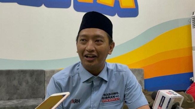 Komandan TKN Fanta Arief Rosyid Hasan. [Suara.com/M Yasir]