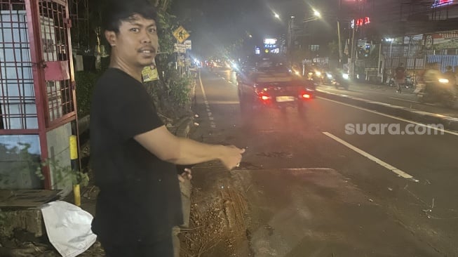 Yaqub Driver Shopee Tewas di Jalan Kebayoran Lama, Aspal Berubah Jadi Warna Darah