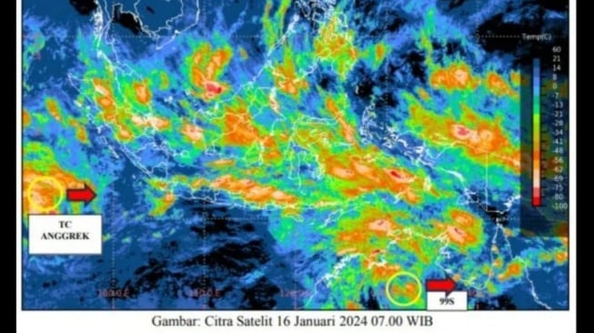 Siklon Tropis Anggrek Muncul Dekat Bengkulu, Siap-siap Hadapi Cuaca Ekstrem