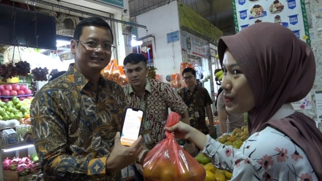 BSI Dorong Digitalisasi Pembayaran di Pasar Gede