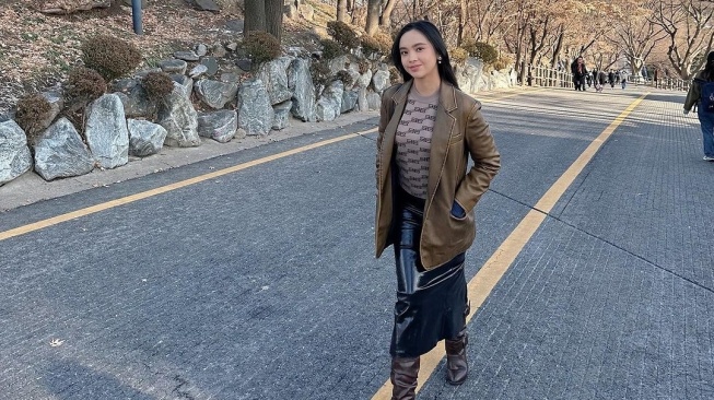 Potret Lyodra Liburan pada Korea (Instagram/@lyodraofficial)