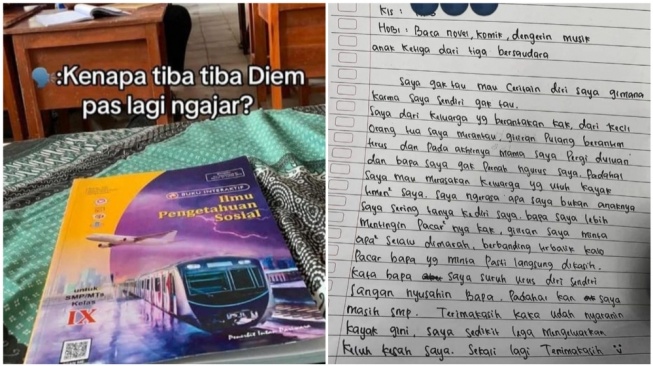 Curhat Pilu Siswa Broken Home ke Gurunya: Bapak Saya Lebih Mentingin Pacar-pacarnya