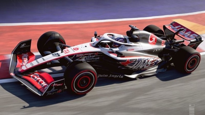 Livery Haas saat balapan di GP Austin, Amerika Serikat  [Haas F1 Team via ANTARA/instagram]