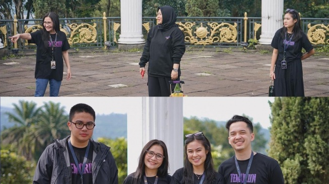 Potret Prilly Latuconsina di Syuting Perdana Film Temurun. (Instagram/prillylatuconsina96)