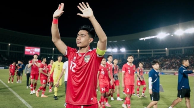 Pratama Arhan Saat Membela Timnas Indonesia U-23 di Ajang Kualifikasi Piala Asia. (instagram.com/pratamaarhan8)