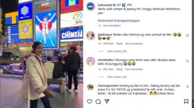 Vania Kasir Indomaret yang Viral Sudah Sampai di Jepang, Begini Reaksinya