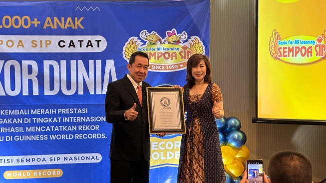 Indonesia Sukses Catatkan Rekor Dunia di Guinness World Records Melalui Kompetisi Sempoa