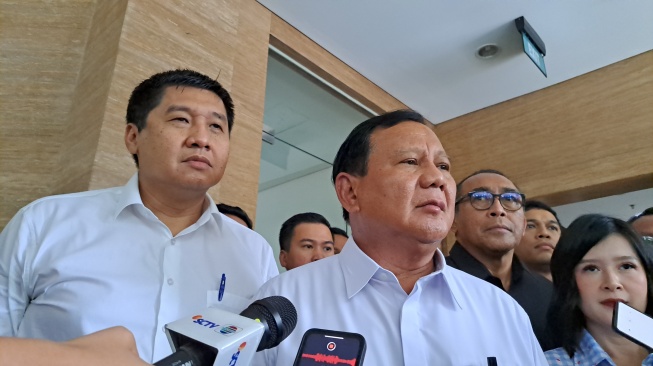 Eks politikus PDIP, Maruarar Sirait pindah haluan dukung capres nomor urut 2 Prabowo Subianto. [Suara.com/Novian]