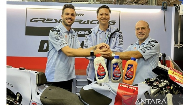 Federal Oil kembali jalin kerja sama dengan Gresini Racing untuk MotoGP 2024 [ANTARA/PT EMLI].