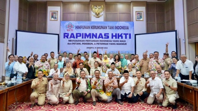 Himpunan Kerukunan Tani Indonesia Deklarasi Dukung Prabowo Subianto