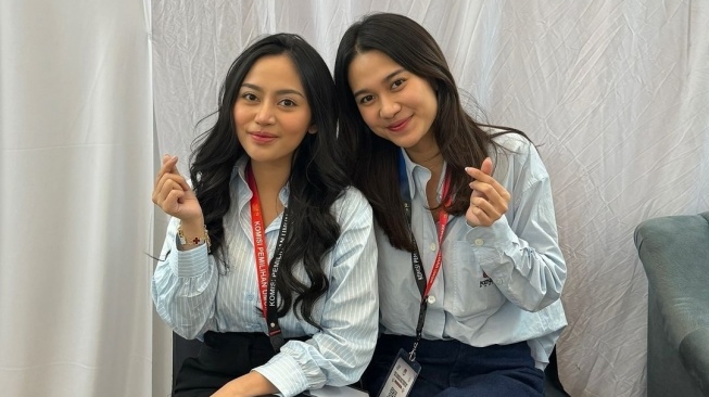 OOTD Rachel Vennya dan Azizah Salsha di Debat Cawapres 2024 (Instagram)