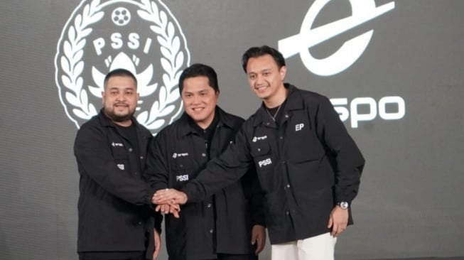 PSSI resmi kerja sama dengan Erspo sebagai apparel baru yang menyuplai Timnas Indonesia. (dok. PSSI)