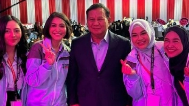 Aurel Hermansyah Dukung Prabowo - Gibran, Beda Pilihan dari Ortu?