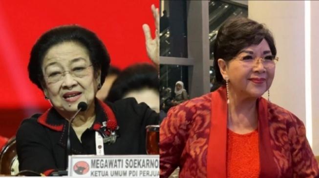 Adu Potret Awet Muda Megawati Soekarnoputri vs Titiek Puspa, Siapa yang Kelihatan Lebih Tua?