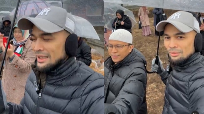 Potret Teuku Wisnu Tinjau Persiapan Pembangunan Masjid di Yokohama. (Instagram/teukuwisnu)