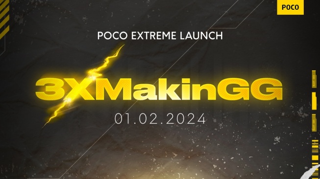 Poco X6 5G lalu Poco M6 Pro dipastikan meluncur ke Indonesia 1 Februari 2024. [Dok. Poco Indonesia]