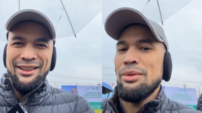 Potret Teuku Wisnu Tinjau Persiapan Pembangunan Masjid di Yokohama. (Instagram/teukuwisnu)