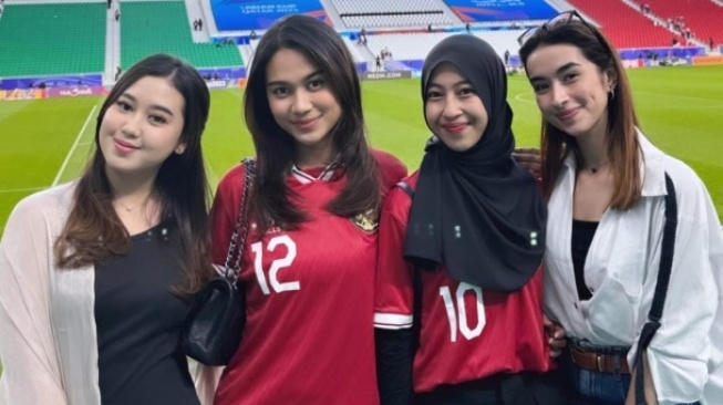 Profil Zahra Khansa Salsabila, Nonton Timnas di Qatar Bareng Azizah Ternyata Pacar Ramadhan Sananta