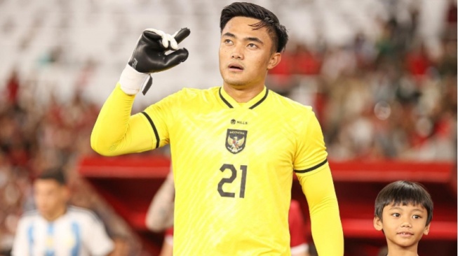 Kiper Timnas Indonesia, Ernando Ari (pssi.org)