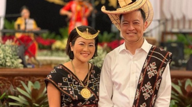 Tom Lembong dan Maria Franciska Wihardja (Instagram)