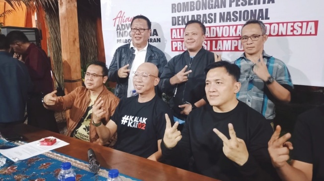 Ratusan Advokat Asal Lampung Berbondong-bondong ke Jakarta demi Prabowo-Gibran