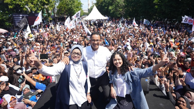 Kampanye Akbar di Ternate, Anies: Kami Akan Meneruskan Perjuangan 14 Tahun Lalu