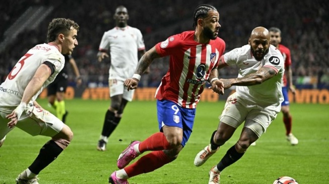 Gol Semata Wayang Memphis Depay Antar Atletico Madrid ke Semifinal Copa del Rey