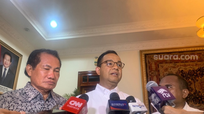 Capres nomor urut 1, Anies Baswedan. (Suara.com/Rakha)