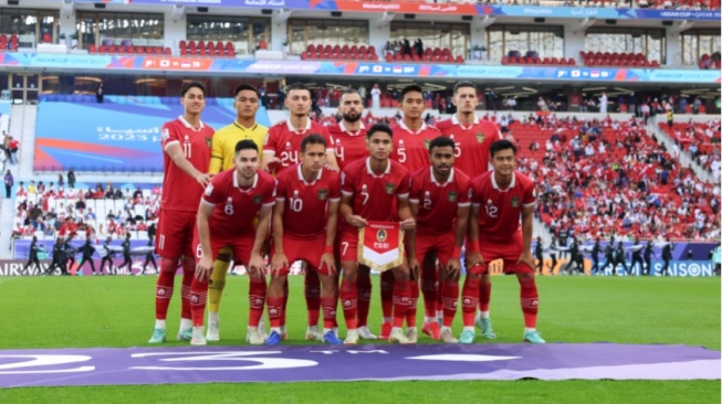 Skuad Timnas Indonesia di tempat Piala Asia 2023. (pssi.org)