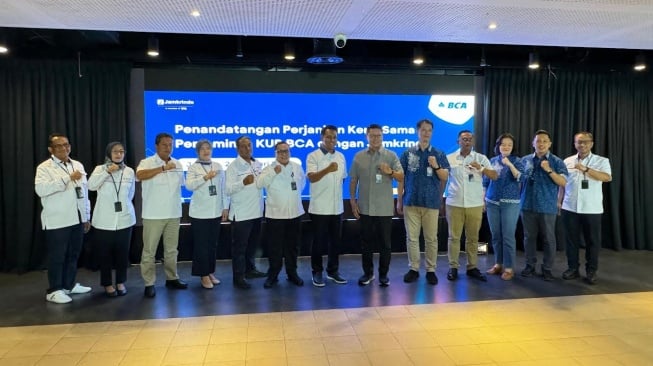 Perluas Kerja Sama, Jamkrindo Teken Kerja Sama Penjaminan KUR dengan BCA