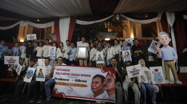 Ingin Keberlanjutan Program Untuk UMKM, Kelompok Usaha Warga Deklarasi Dukung Prabowo-Gibran