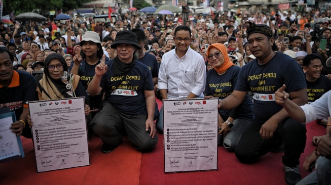 Nyelekit! Anies Sindir Pihak yang Kampanye sambil Joget-joget: Emang Mau Pilih Penari?