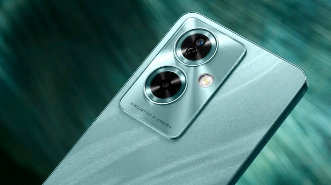 Spesifikasi Oppo A79 5G mengandalkan desain kamera besan. [Oppo India]