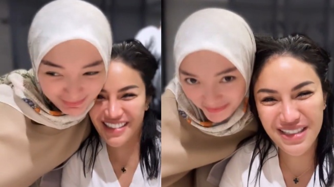 Zaskia Gotik dan Nikita Mirzani (instagram)