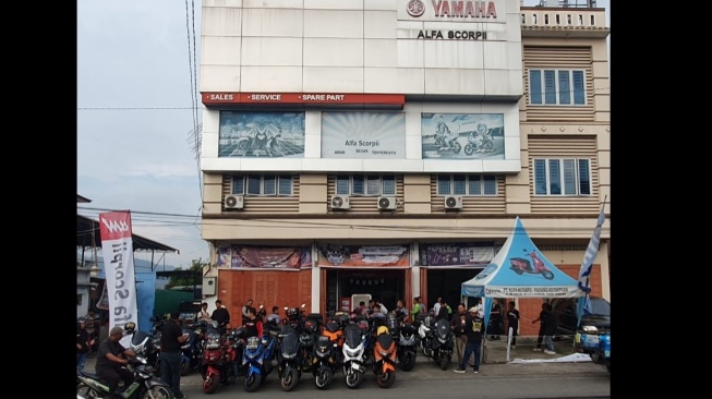 PT Alfa Scorpii mengadakan touring ke Bukit Tor Simago-Mago via Daerah Perkotaan Padang Sidempuan [PT Alfa Scorpii].