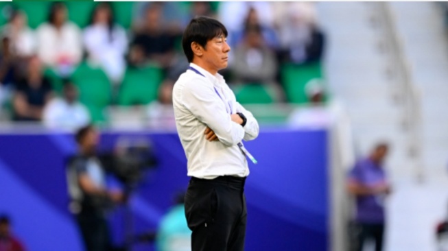 Shin Tae-yong saat dampingi timnas Indonesia dalam Piala Asia 2023 (pssi.org)