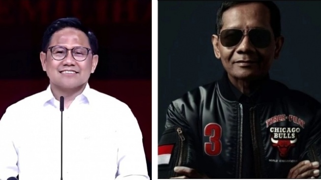 Adu Gaya Berkendara Cak Imin vs Mahfud MD, Sama-sama Naik Vespa tapi....