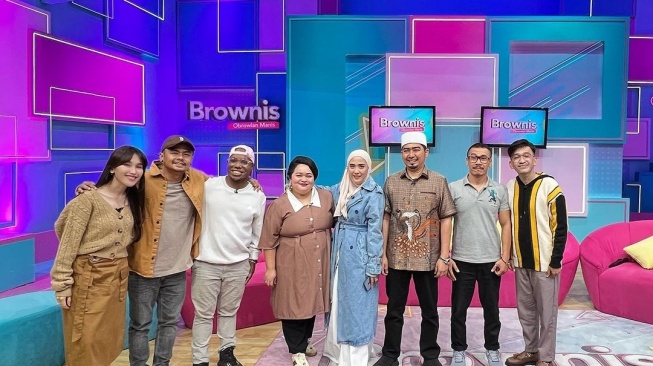 ustaz Solmed jadi bintang tamu acara Brownis (Instagram/@ruben_onsu)