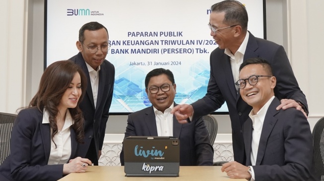 Konsisten Fokus pada Pertumbuhan Bisnis, Bank Mandiri Capai Laba Bersih Rp55,1 Triliun di Tahun 2023