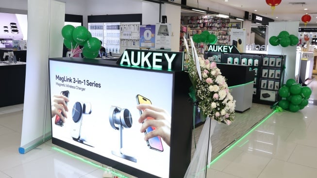 Targetkan Pasar Baru, Aukey Hadirkan Flagship Island Booth Pertama di Asia Tenggara