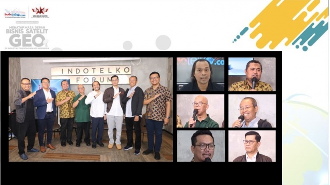 Diskusi IndoTelko Pertemuan bertema "Menatap Masa Depan Bisnis Satelit GEO" di dalam Jakarta, Selasa (30/1/2024).  [IndoTelko] 