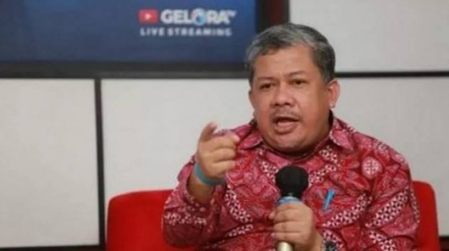 Deputy General Chair of the Indonesian People's Wave Party (Gelora) Fahri Hamzah (SuaraSulsel.id/Dokumentasi Gelora)