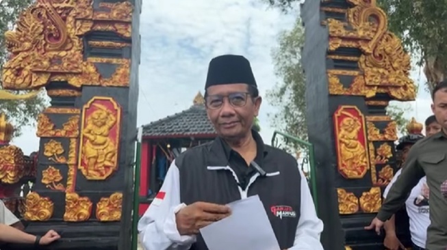 Cawapres nomor urut 3, Mahfud MD memutuskan untuk mengundurkan diri dari jabatannya sebagai Menko Polhukam pada Rabu (31/1/2024). (Tangkap Layar)