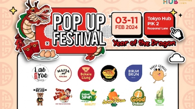 Meriahkan Imlek, PergiKuliner Gelar Pop Up Festival Year Of The Dragon