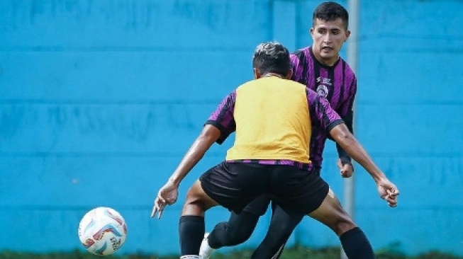 Sesi Latihan Pemain Arema FC. (instagram/com/aremafc)