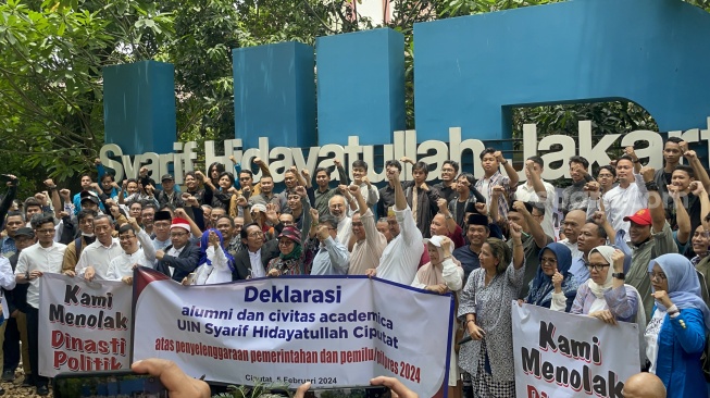 Tolak Politik Dinasti, Civitas Akademika dan Alumni UIN Jakarta Minta Presiden dan Aparat Netral