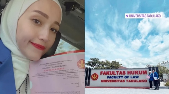 Potret Pasha Ungu Sidang Skripsi (Instagram/@adeliapasha)