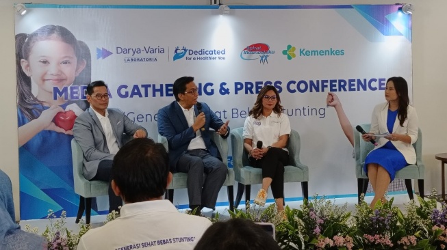 Program Generasi Sehat Bebas Stunting Darya-Varia Sukses Turunkan Angka Stunting