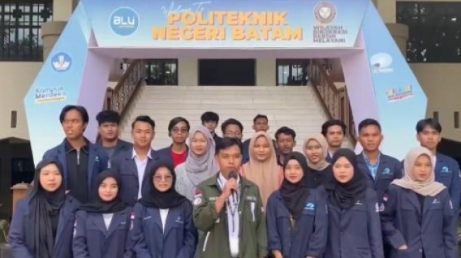 Beredar Video Mahasiswa Poltek Batam Deklarasi Tolak Politisasi Kampus di Pemilu 2024