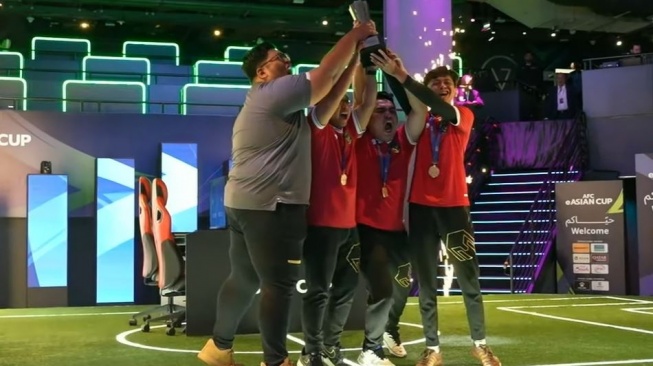 Timnas eSports Indonesia juara AFC eAsian Cup 2023. (YouTube AFC Asian Cup)